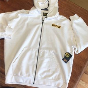 100% authentic DREW HOUSE squirrel zip up hoodie.